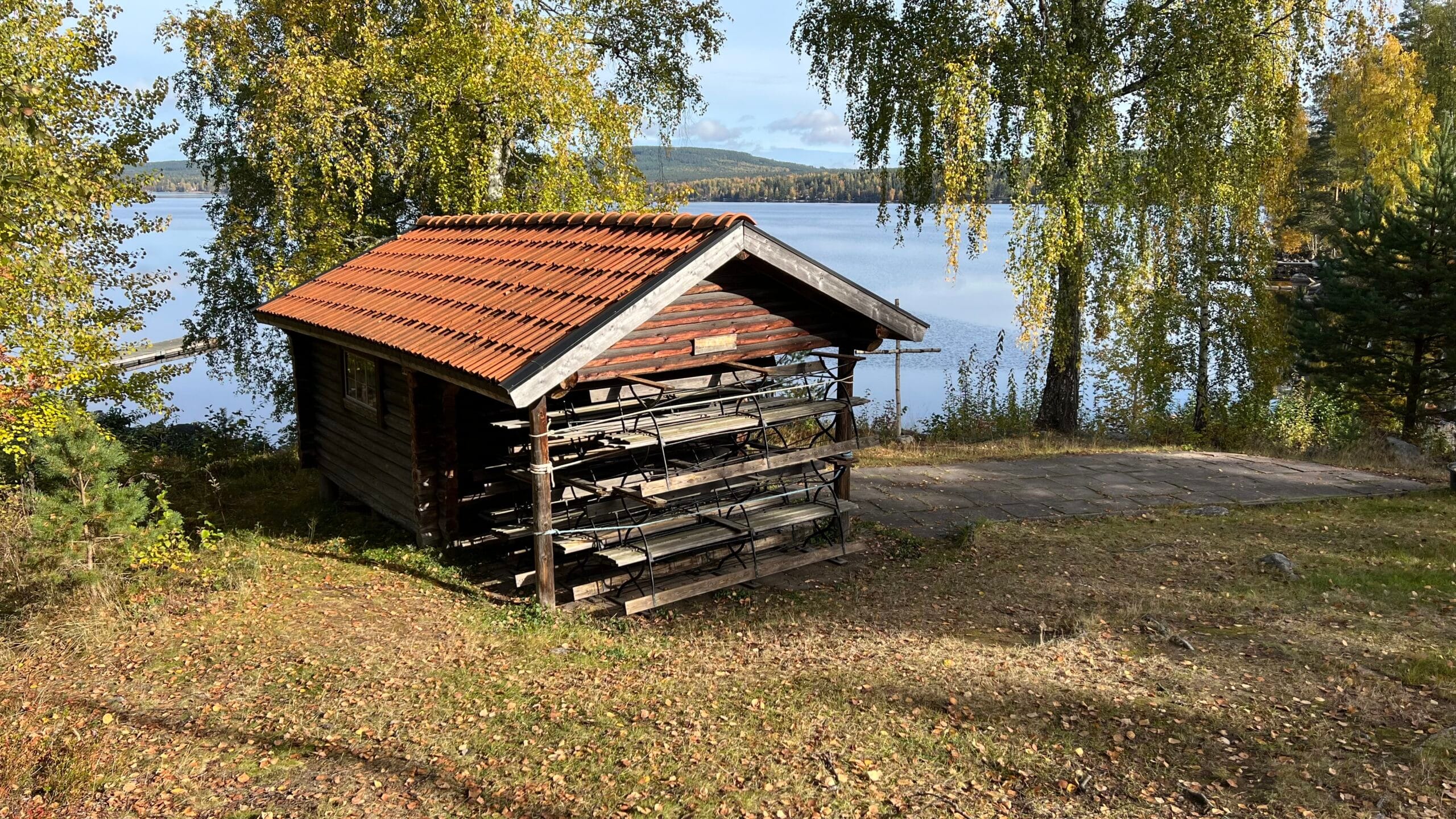 Höststädning på Gullnäsgården