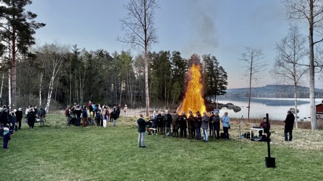 Valborgmässofirande på Gullnäsgården